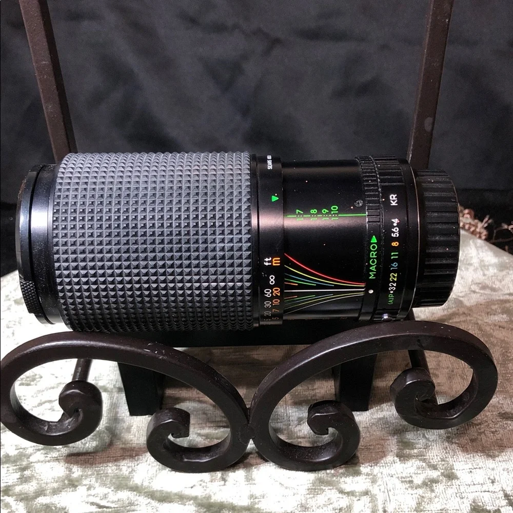 High-Performance Black Camera Lens